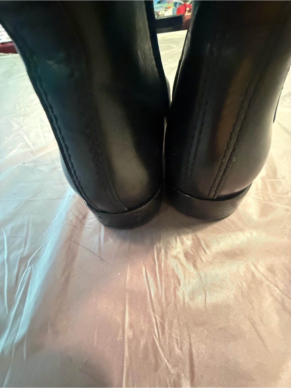 Tory Burch Wyatt Black Leather Over-the-Knee Riding Boots Size 7 MSRP $595 - Picture 5 of 11